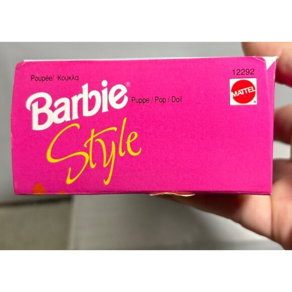 Barbie Style Doll In Floral Dress With Accessories 1994 New in Box 12292 - Picture 9 of 9